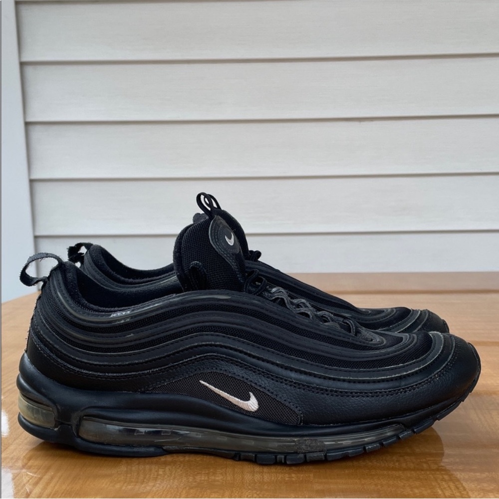 Nike Air Max 97 Black Anthracite Terry Cloth Men's Sneakers Shoes Size 10 - Picture 11 of 11